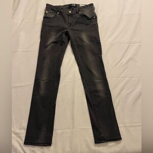 Love Moschino Women's Gray Stretch Ankle Cropped Pants Size 29